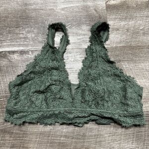 Aerie Green Bralette Size Large